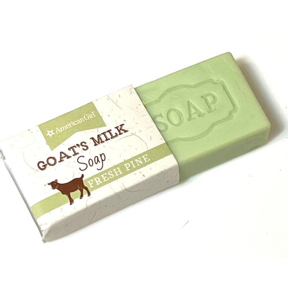 NEW American Girl GOAT’S MILK BAR SOAP Fresh Pine Green Bath Doll Toy Accessory - Picture 2 of 4